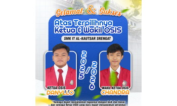 PEMILIHAN KETUA DAN WAKIL OSIS TAHUN 2025: DANYLLO DAN CANDRA RESMI TERPILIH