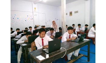 Pelaksanaan ANBK di SMK IT Al-Kautsar Srengat 